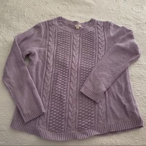 J crew cable knit sweater